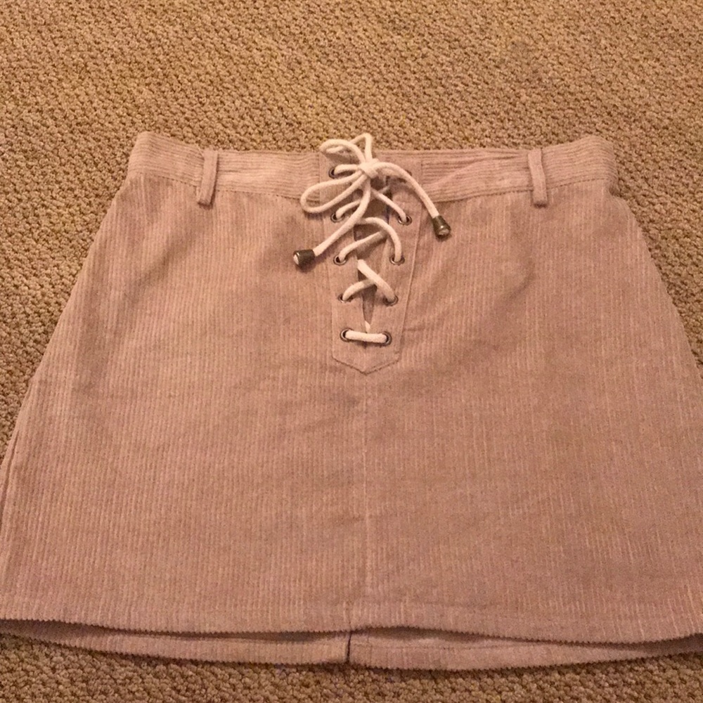 Tan kendall & kylie skirt